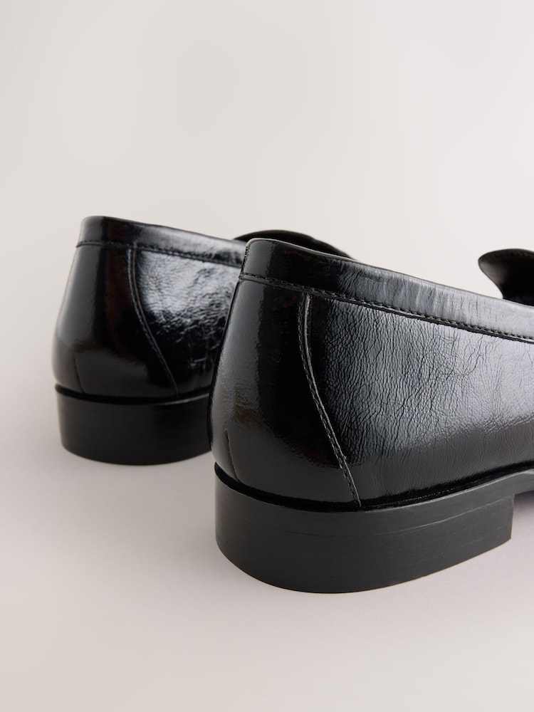 Musta - Forever Comfort® Leather Trim Detail Loafers - Kuva 9 / 9 Musta - Forever Comfort® Leather Trim Detail Loafers - Kuva 9 / 9