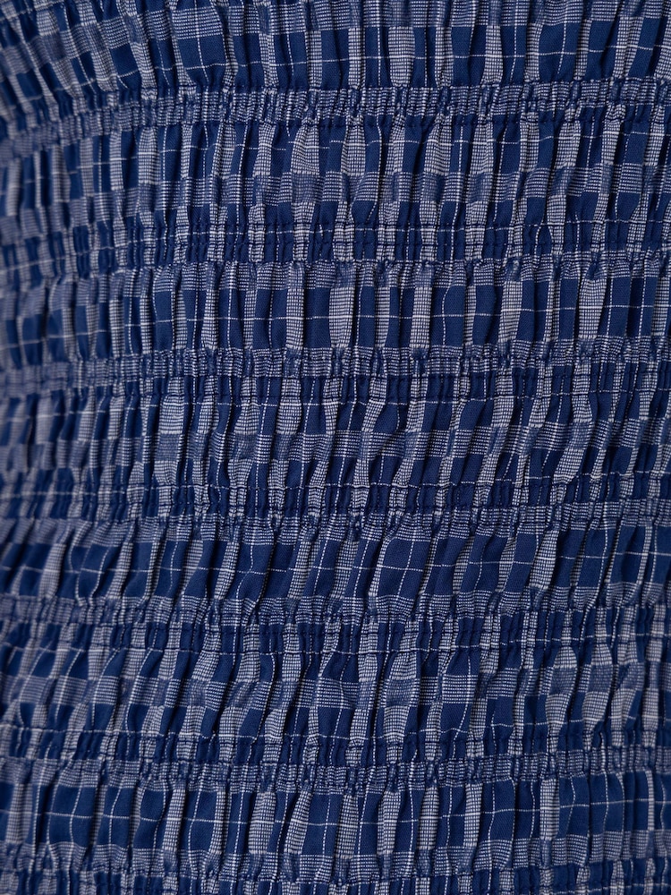 Amy Lynn Blue Iris Check Top - Image 9 of 9