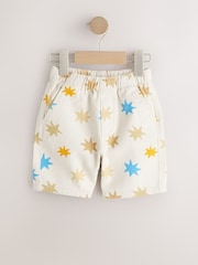 マルチ スター プリント - プルオン ジーンズ ショートパンツ（3か月～7 歳） - 画像 1 / 4