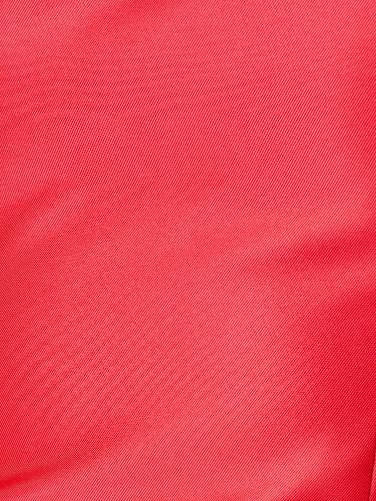 Adrianna Papell Red Shirred Mikado Ankle Dress - Image 6 of 6