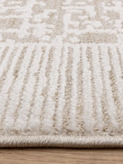 Asiatic Rugs Cream Anders Grid Rug - Image 3 of 6