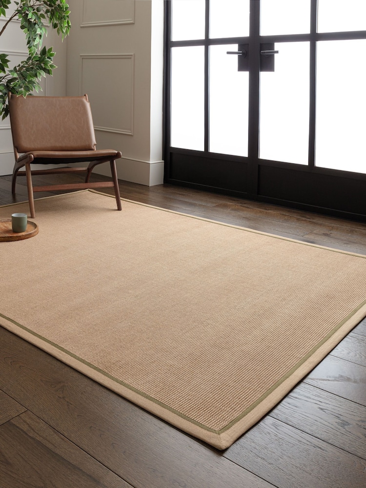 Asiatic Rugs Linen Sage Bordo Boucle Rug - Image 1 of 6