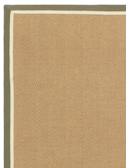 Asiatic Rugs Khaki Cream Bordo Herringbone Rug - Image 5 of 6