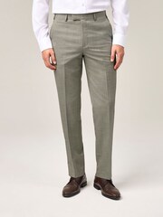 Skopes Green Tailored Fit Tailored Fit Redding Suit Trousers - Image 1 of 4