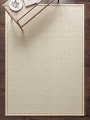 Asiatic Rugs Cream Linen Korra Double Loop Rug - Image 1 of 6