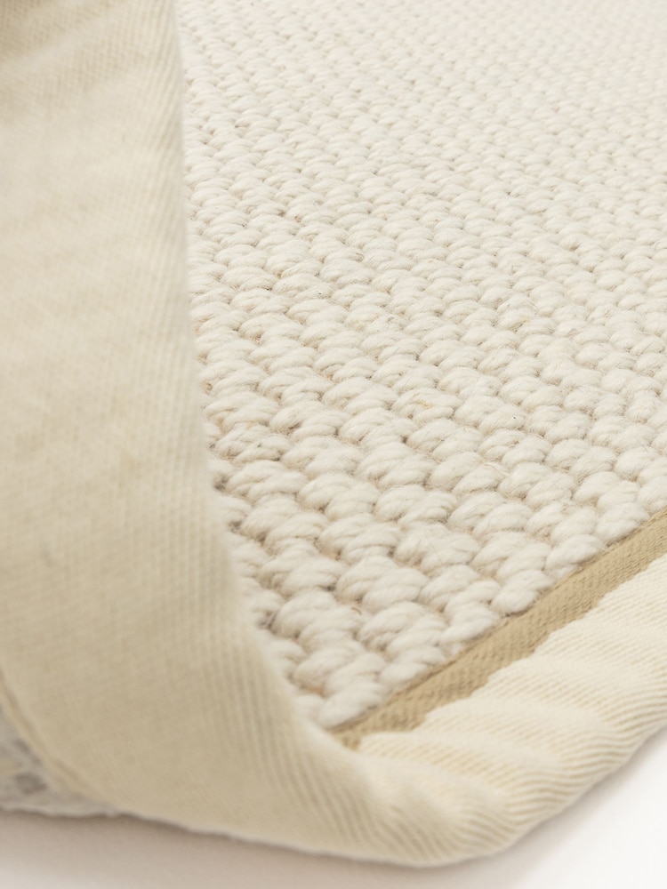 Asiatic Rugs Cream Linen Korra Double Loop Rug - Image 7 of 7