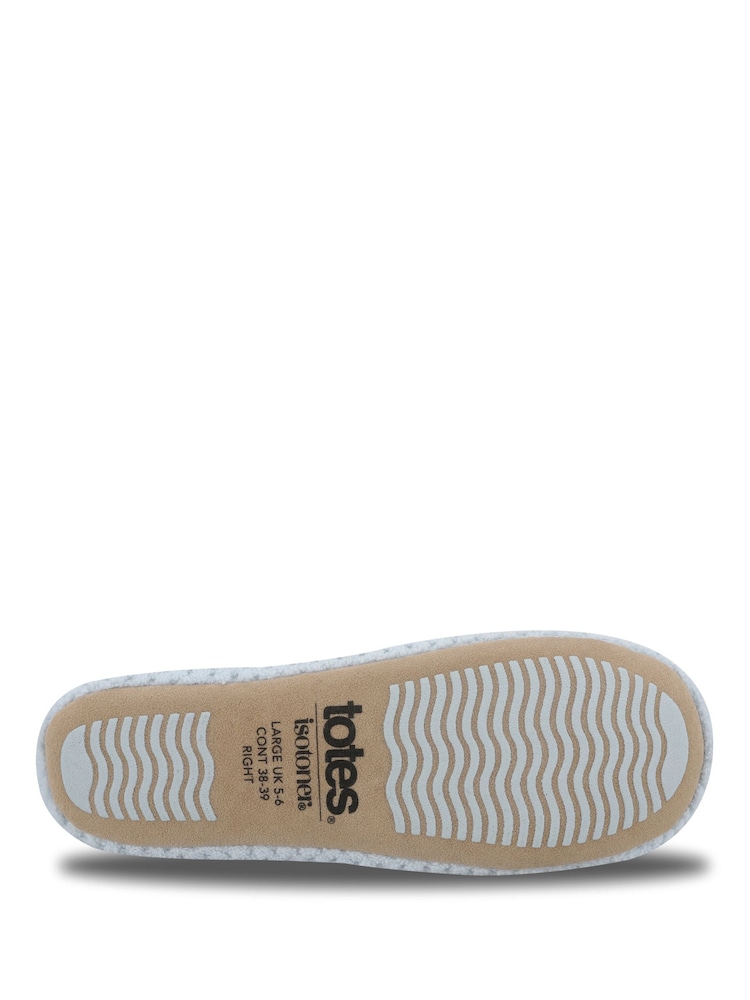 Totes Blue Isotoner Popcorn Slippers - Image 4 of 4