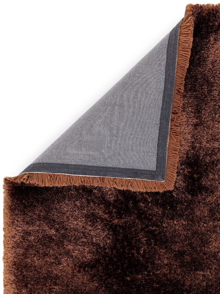 Asiatic Rugs Chocolate Brown Plush Rug - Image 4 of 4