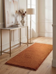 Asiatic Rugs Rust Super Snug Washable Runner - Image 1 of 6