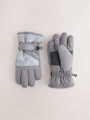 Grey Reflective Ski Gloves (3-16yrs) - Image 1 of 3