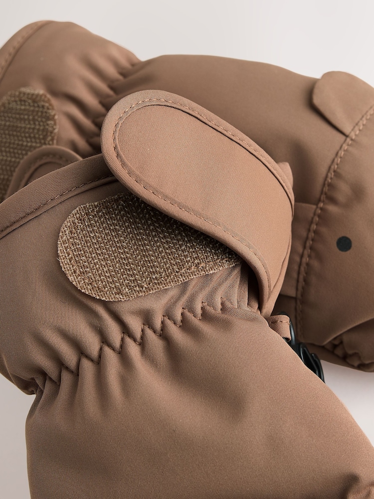 Brown Bear Ski Mitten Gloves (3mths-6yrs) - Image 2 of 3 Brown Bear Ski Mitten Gloves (3mths-6yrs) - Image 2 of 3