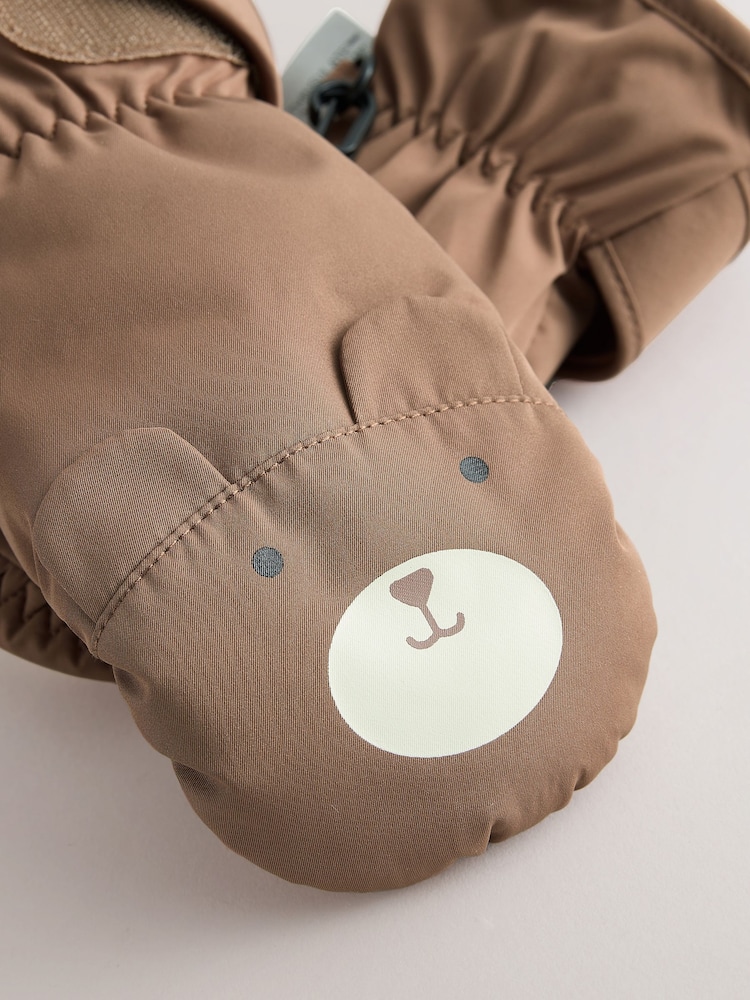 Brown Bear Ski Mitten Gloves (3mths-6yrs) - Image 3 of 3 Brown Bear Ski Mitten Gloves (3mths-6yrs) - Image 3 of 3