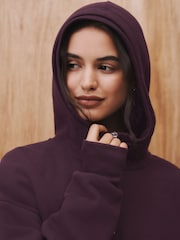 Қара өрік күлгін - Active Double Layer Hoodie - 9суретінің 4 суреті