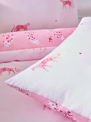 Pink Cheetah Heart Reversible Bed Set - Image 6 of 8