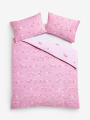 Pink Cheetah Heart Reversible Bed Set - Image 7 of 8