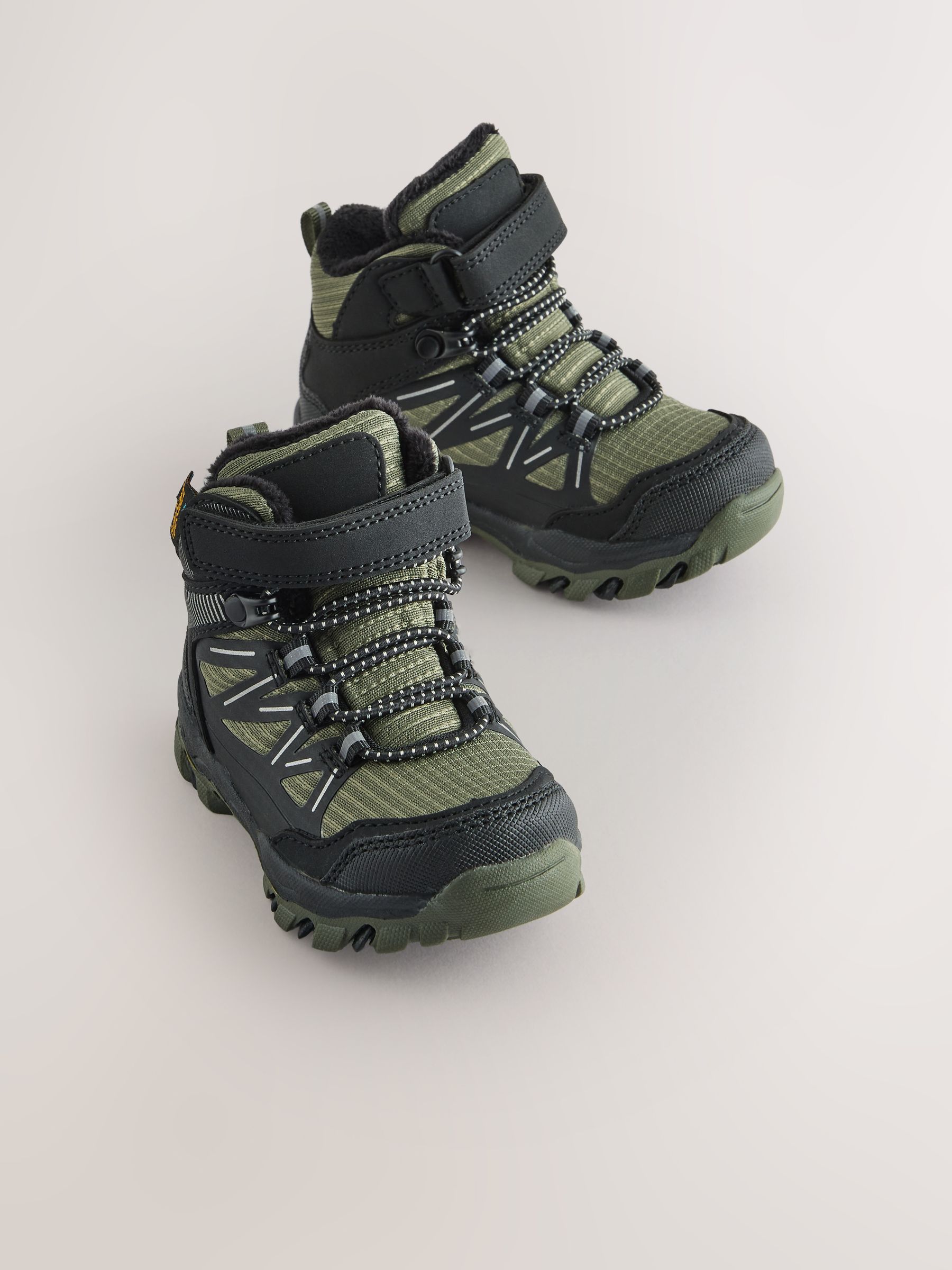 Buy Green/Black Touch Fastening Elastic Lace Waterproof Hiker