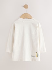 Cream Watercolour World Map Long Sleeve All Over Print T-Shirt (3mths-7yrs) - Image 6 of 8