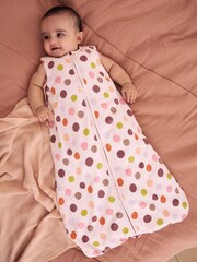 Multi Polka Dot 2.5 Tog Removable Sleeve Baby Sleep Bag - Image 1 of 3