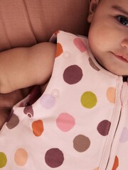 Multi Polka Dot 2.5 Tog Removable Sleeve Baby Sleep Bag - Image 3 of 3