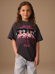 Grey Saja Boys KPOP Demon Hunters Short Sleeve T-Shirt (6-16yrs) - Image 1 of 4