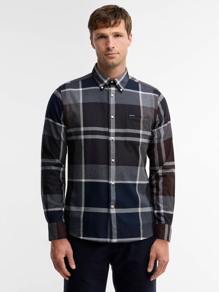 Barbour® Brown Dunoon Tartan Shirt - Image 1 of 5
