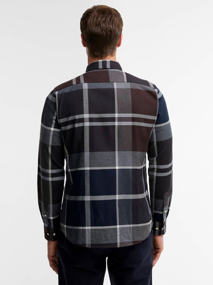 Barbour® Brown Dunoon Tartan Shirt - Image 2 of 5