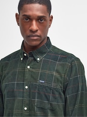 Barbour® Green Blair Tartan Cord Shirt - Image 3 of 7