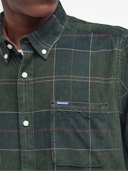 Barbour® Green Blair Tartan Cord Shirt - Image 5 of 7