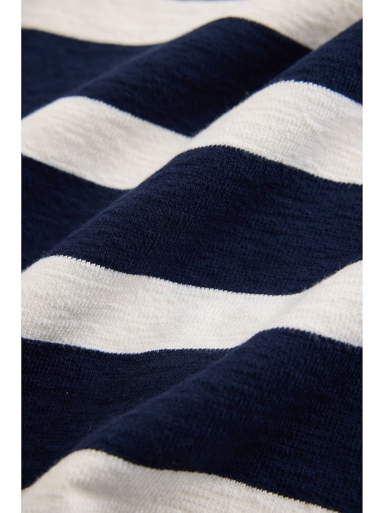 Navy/White Woodland embroidered Long Sleeve Appliqué T-Shirt (3mths-7yrs) - Image 4 of 4