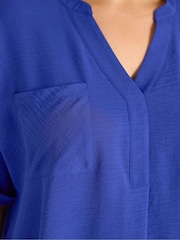 Evans Blue Short Sleeve Airflow Blouse - Image 3 of 5