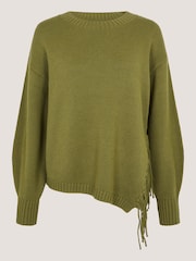 Monsoon Fey Asymmetrical Fringe Jumper - صورة 5 من 5