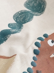 Brown Dinosaur Long Sleeve Graphic T-Shirts 3 Pack (3mths-7yrs) - Image 6 of 7