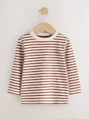Navy Stripe Transport Long Sleeve T-Shirts 5 Pack (3mths-7yrs) - Image 3 of 10