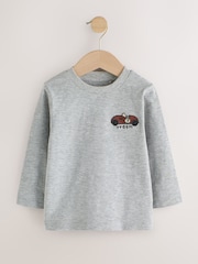 Navy Stripe Transport Long Sleeve T-Shirts 5 Pack (3mths-7yrs) - Image 4 of 10