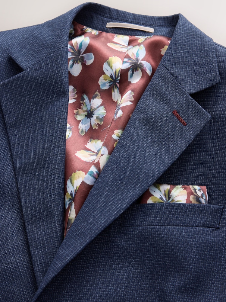 Նավատորմ - Regular Fit Trimmed Puppytooth Texture Suit Jacket - Պատկեր 2 7-ից Նավատորմ - Regular Fit Trimmed Puppytooth Texture Suit Jacket - Պատկեր 2 7-ից