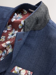 Նավատորմ - Regular Fit Trimmed Puppytooth Texture Suit Jacket - Պատկեր 6 7-ից