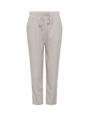 M&Co Natural Linen Blend Cropped Trousers - Image 5 of 5