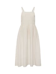 M&Co Natural Petite Linen Blend Cornelli Dress - Image 5 of 5