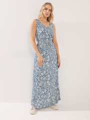 Long Tall Sally Blue Tie Waist Maxi Dress - Image 1 of 5