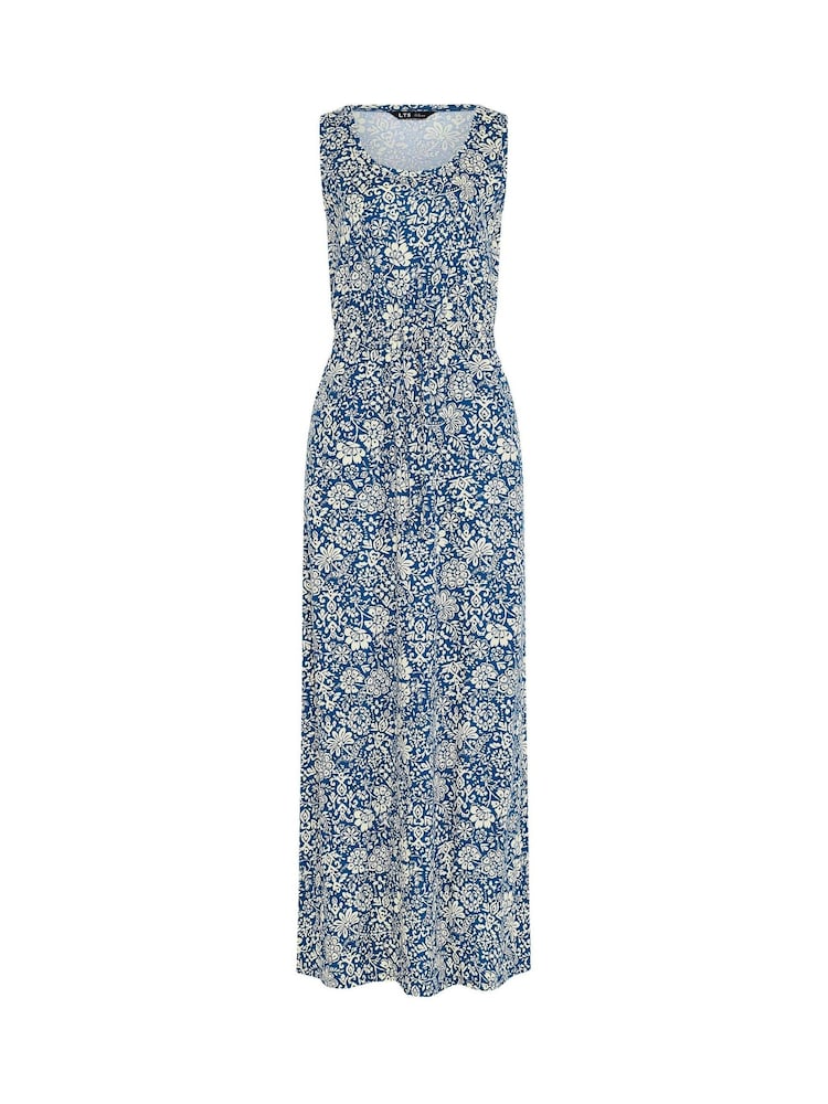 Long Tall Sally Blue Tie Waist Maxi Dress - Image 5 of 5