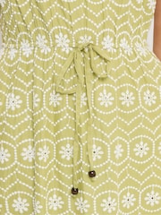 Long Tall Sally Green Embroidered Maxi Dress - Image 4 of 4