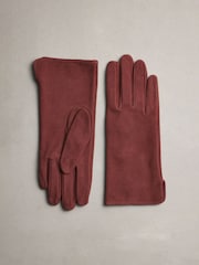 Rdzawy brąz - N. Premium Suede Gloves - Obraz 3 z 5
