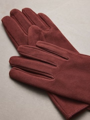 Rdzawy brąz - N. Premium Suede Gloves - Obraz 5 z 5