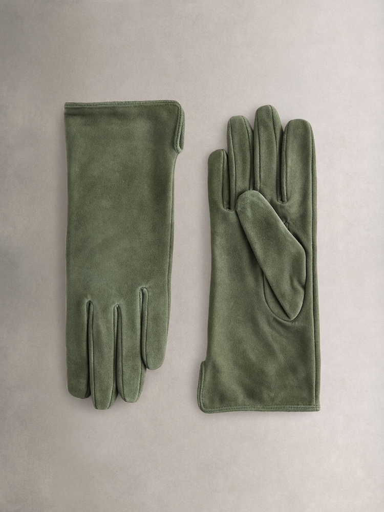 Green N.Premium Suede Gloves - Image 1 of 3