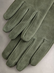 Green N.Premium Suede Gloves - Image 2 of 3