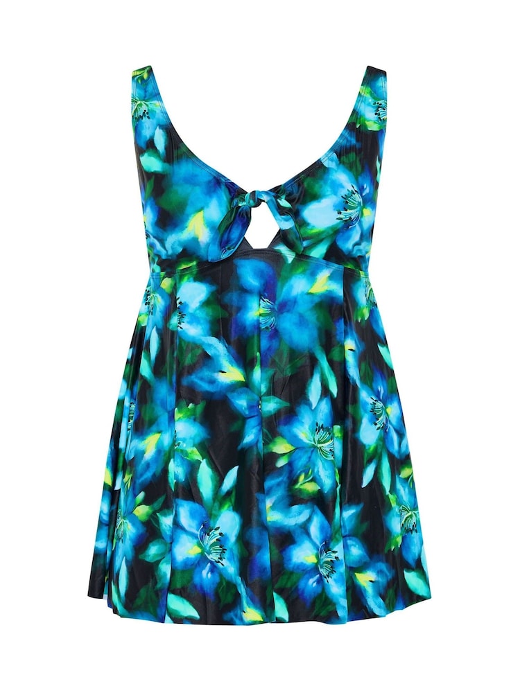 Yours Curve Black Paradise Swimdress - Image 6 of 6 Yours Curve Black Paradise Swimdress - Image 6 of 6