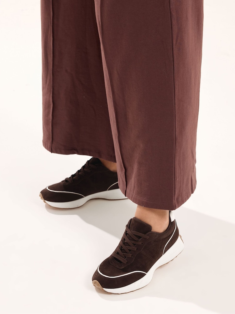 Yours Curve Løper-treningssko i imitert semsket skinn - Bilde 1 av 5 Yours Curve Løper-treningssko i imitert semsket skinn - Bilde 1 av 5