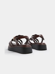 Yours Curve Brown Extra Wide Fit Platform Gladiator Sandals - Image 5 of 5