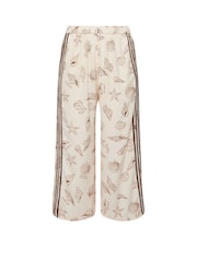Yours Curve Nude Limited Shell Print Wide Leg Trousers - Image 5 of 5