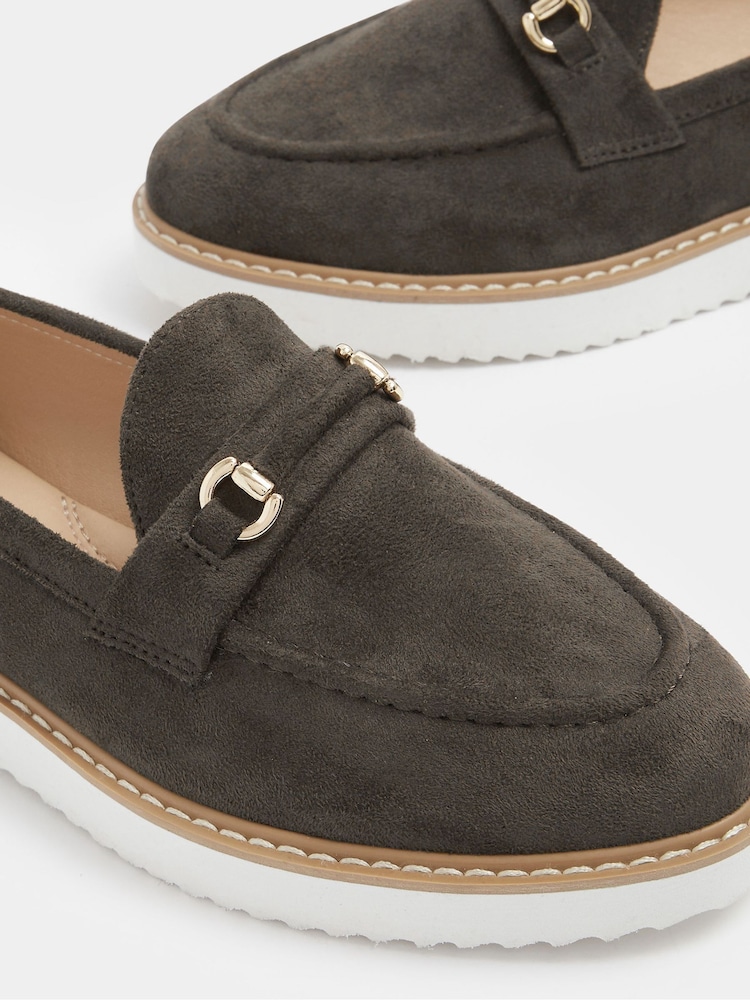 Yours Curve Faux Suede Snaffle Loafers - Bild 4 von 4